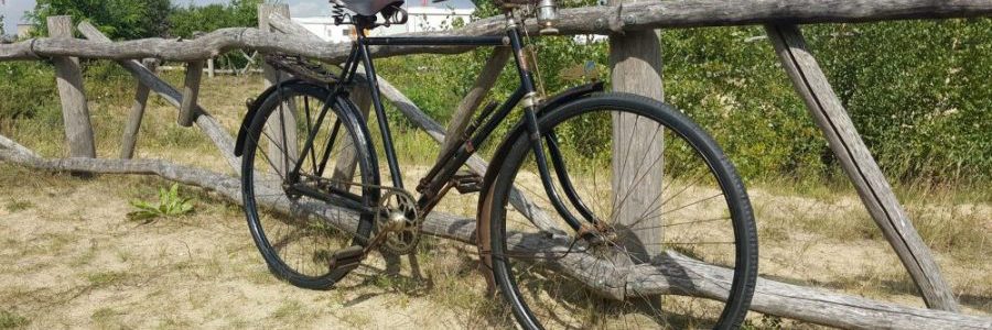 Fahrrad Oldtimer Diamant Modell 96 Seitenansicht 20er Jahre
