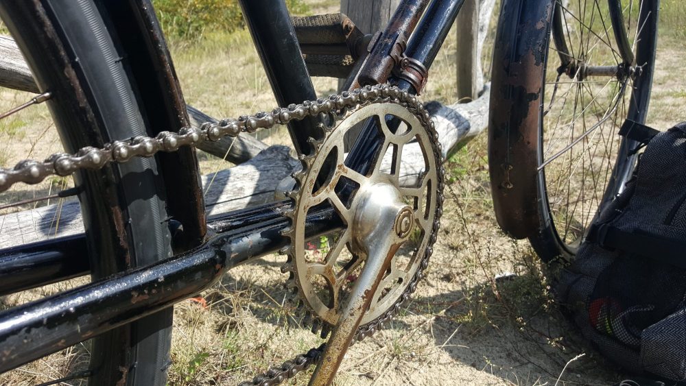 Fahrrad Oldtimer Diamant Modell 96 hinteres Kettenblatt 5/8 Teilung 20er Jahre