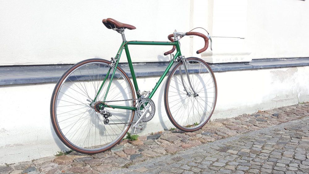 Vintage Rennrad Peugeot Hinteransicht