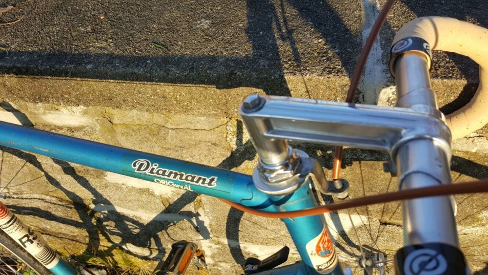 Vintage Rennrad Diamant Dekor