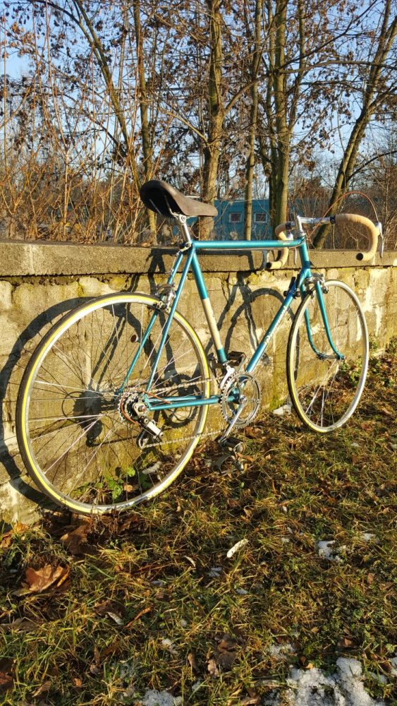 Vintage Rennrad Diamant Rückansicht