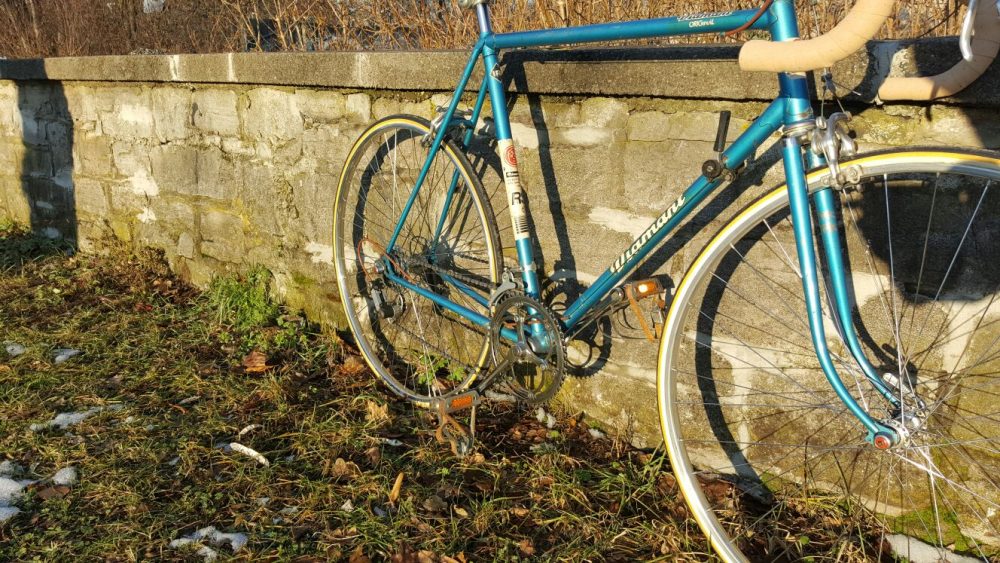 Vintage Rennrad Diamant Seitenansicht