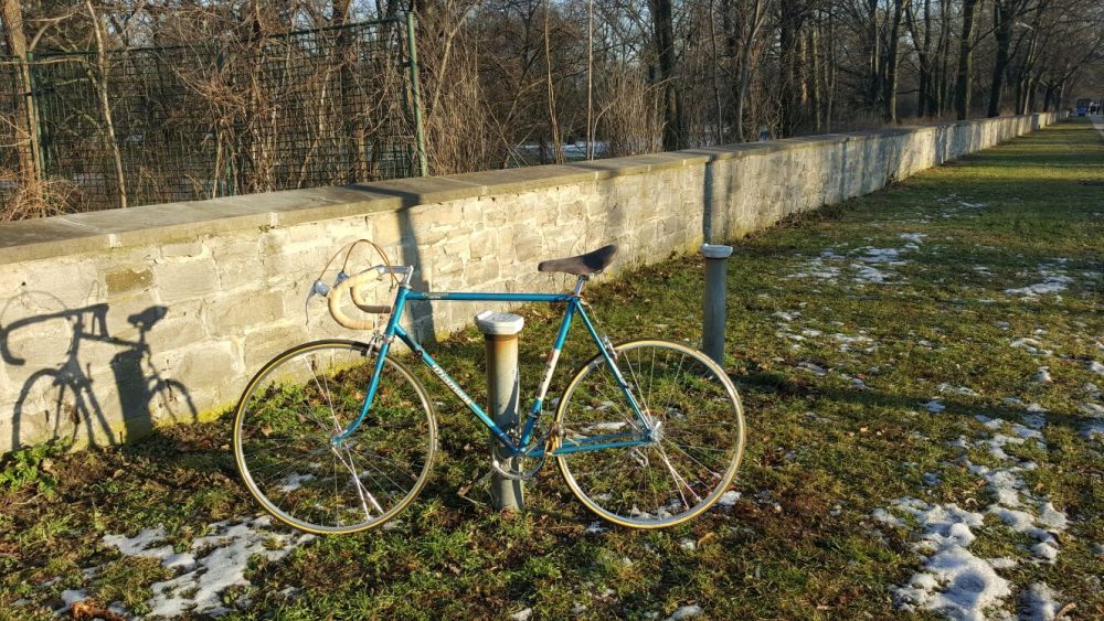 Vintage Rennrad Diamant Seitenansicht