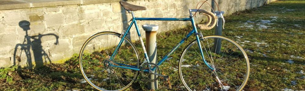 Vintage Rennrad Diamant Seitenansicht