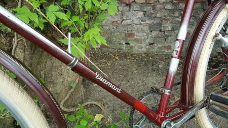 Diamant Fahrrad Modell 101 Rahmendekor