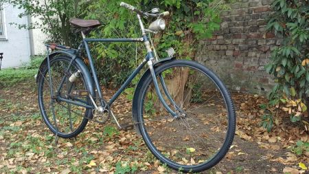 Miele Oldtimer Fahrrad Modell WS Seitenansicht