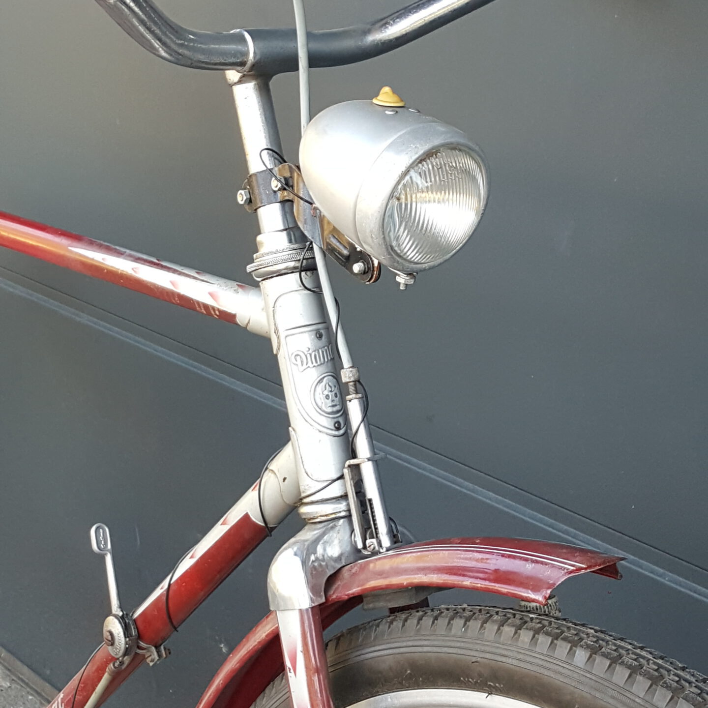 fahrrad diamant messing steuerkopfschild von 1954modell 101