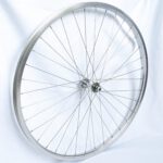 Vorderrad für Oldtimer Fahrräder 28 Zoll Silber