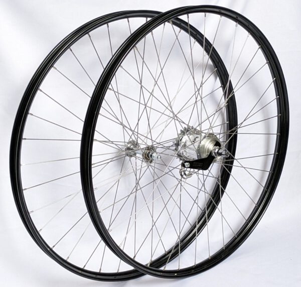 Laufradsatz für Oldtimer Fahrräder 2 Gang Kick Shift 28 Zoll