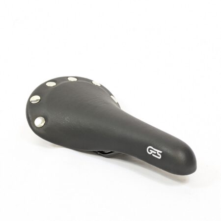 Rennrad Sattel Schwarz Vintage mit Nieten