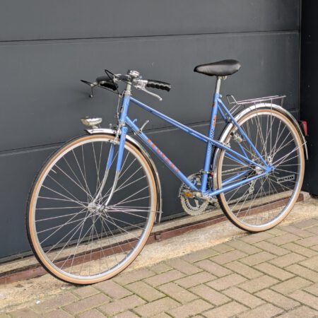 Vintage Damenrennrad Peugeot 28 Zoll Record du Monde Blau