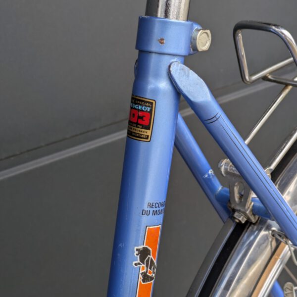 Vintage Damenrennrad Peugeot 28 Zoll Record du Monde Blau