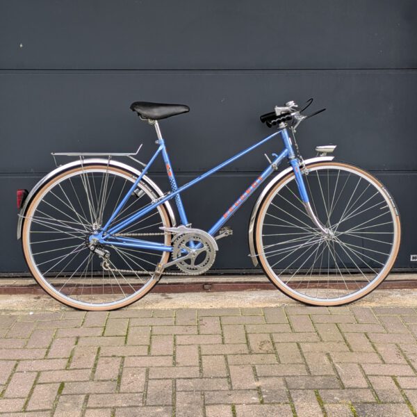 Vintage Damenrennrad Peugeot 28 Zoll Record du Monde Blau