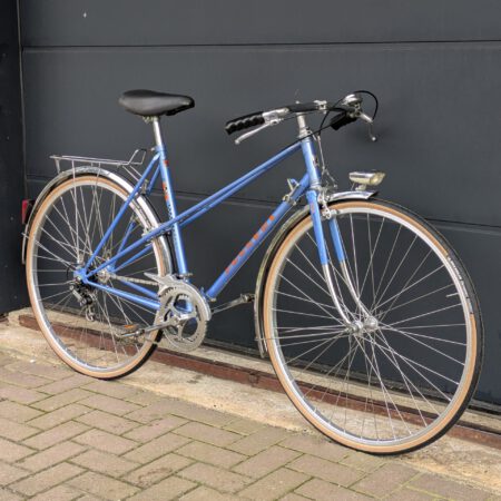 Vintage Damenrennrad Peugeot 28 Zoll Record du Monde Blau