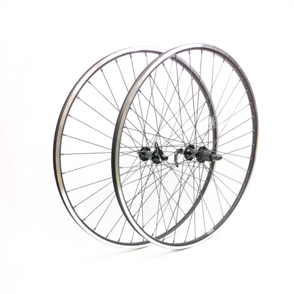 Rennrad Laufradsatz Schwarz Shimano 7-11 Fach