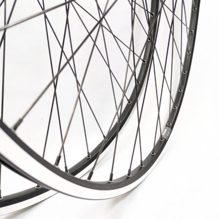 Laufradsatz 28 Zoll für Vintage Rennräder Schwarz 122-126 mm