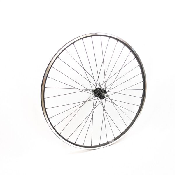 Hinterrad 28 Zoll für Vintage Rennräder Schwarz 122-126 mm