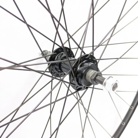 Hinterrad 28 Zoll für Vintage Rennräder Schwarz 122-126 mm