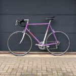 Vintage Rennrad Giant Speeder Weiß Violett