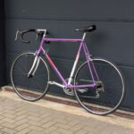 Vintage Rennrad Giant Speeder Weiß Violett