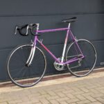 Vintage Rennrad Giant Speeder Weiß Violett