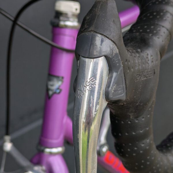 Vintage Rennrad Giant Speeder Weiß Violett