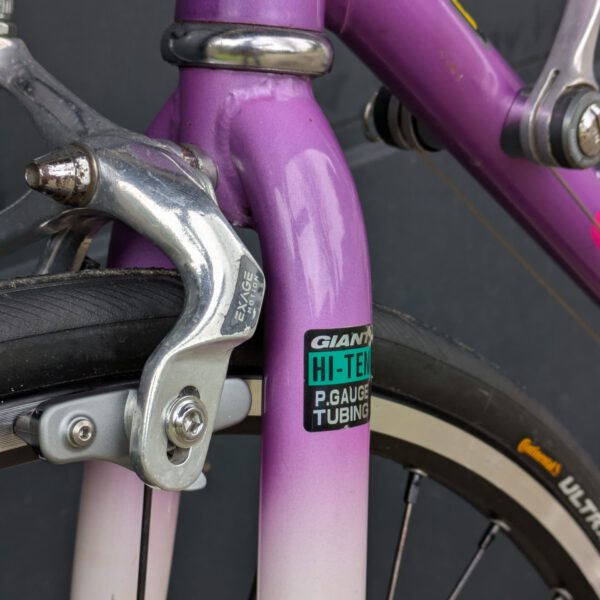 Vintage Rennrad Giant Speeder Weiß Violett