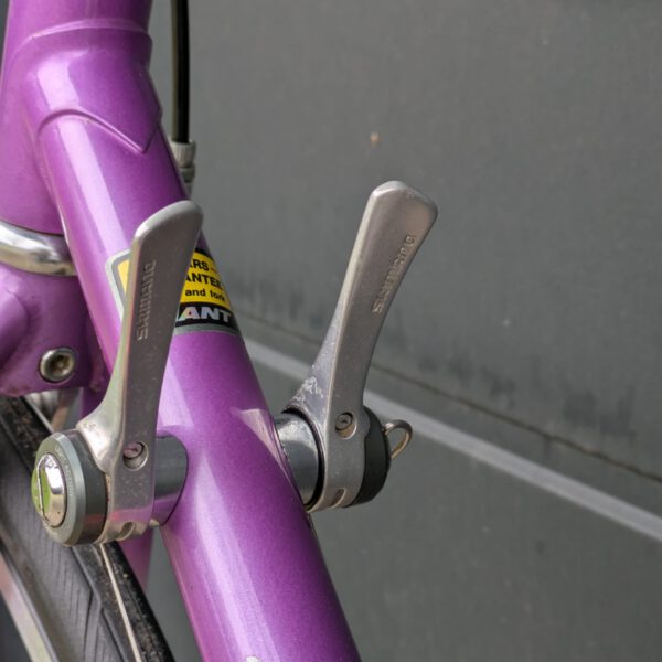 Vintage Rennrad Giant Speeder Weiß Violett