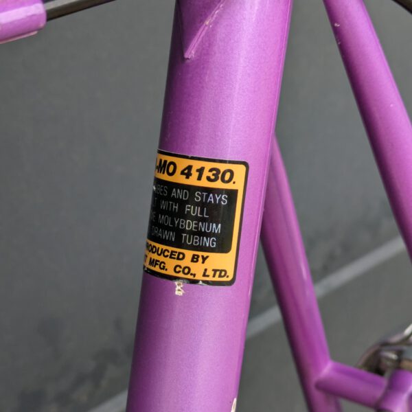 Vintage Rennrad Giant Speeder Weiß Violett