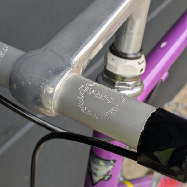 Vintage Rennrad Giant Speeder Weiß Violett