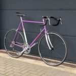 Vintage Rennrad Giant Speeder Weiß Violett