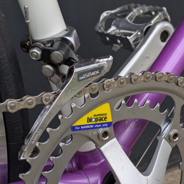 Vintage Rennrad Giant Speeder Weiß Violett