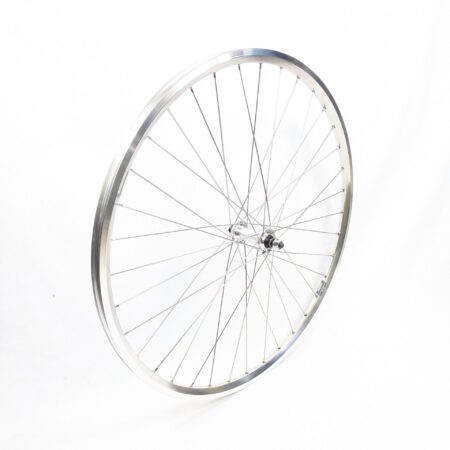 Vorderrad 28 Zoll für Vintage Tourenräder Silber poliert