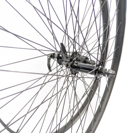 Laufradsatz 26 Zoll für Vintage Mountainbike – Schwarz, Shimano 7–11-fach