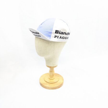 Vintage Rennrad Cap BIANCHI PIAGGIO APIS Profi-Rennmütze – Retro Style