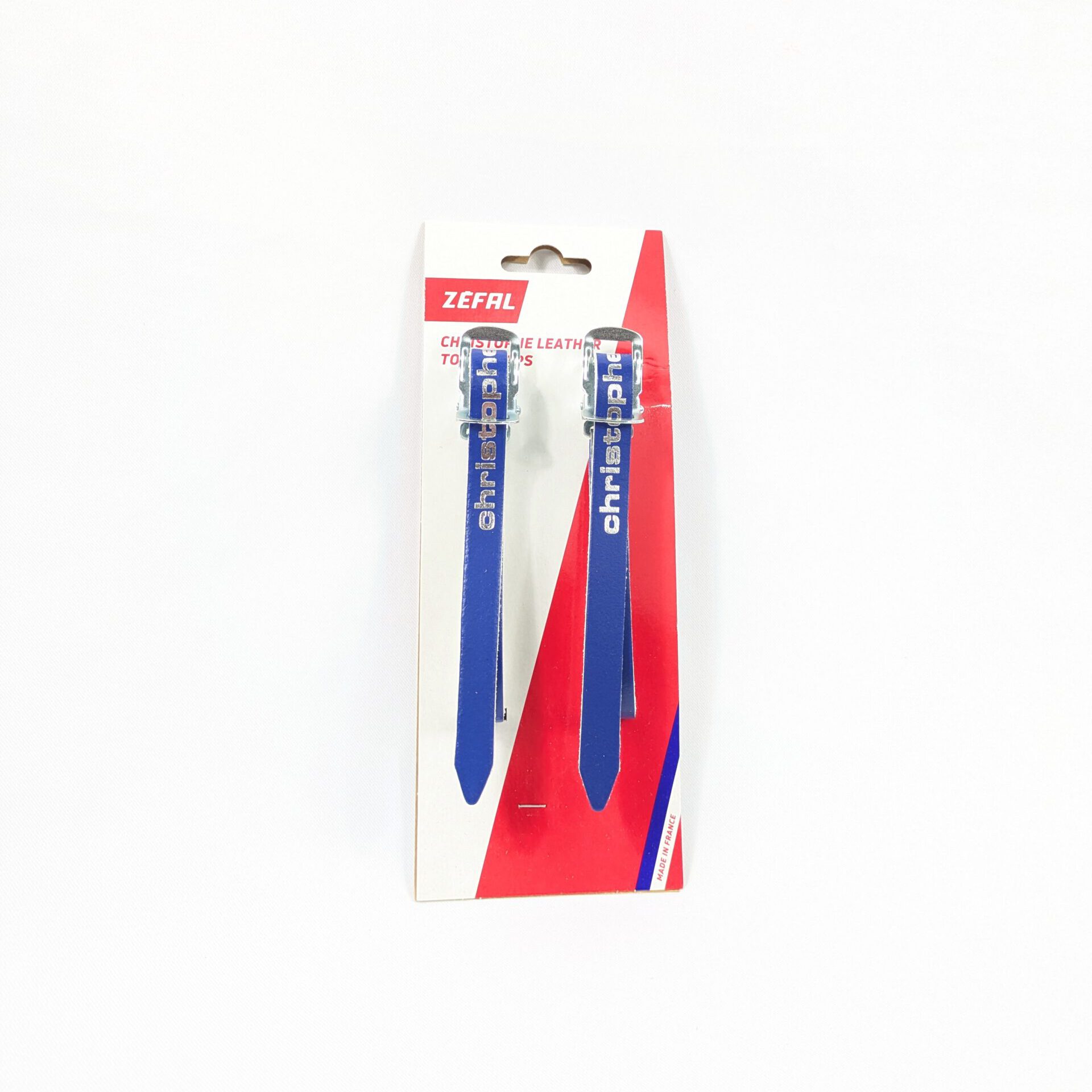 Zéfal Christophe Pedalriemen Leder – 370 mm Blau