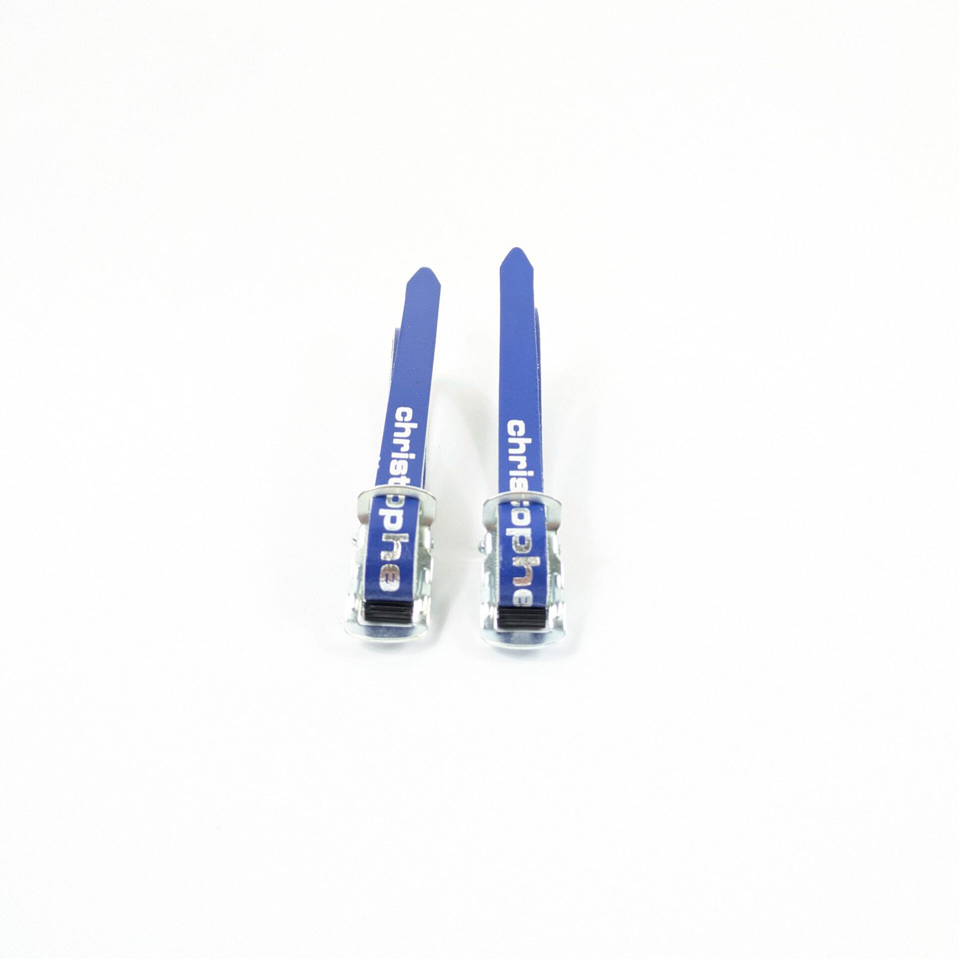 Zéfal Christophe Pedalriemen Leder – 370 mm Blau