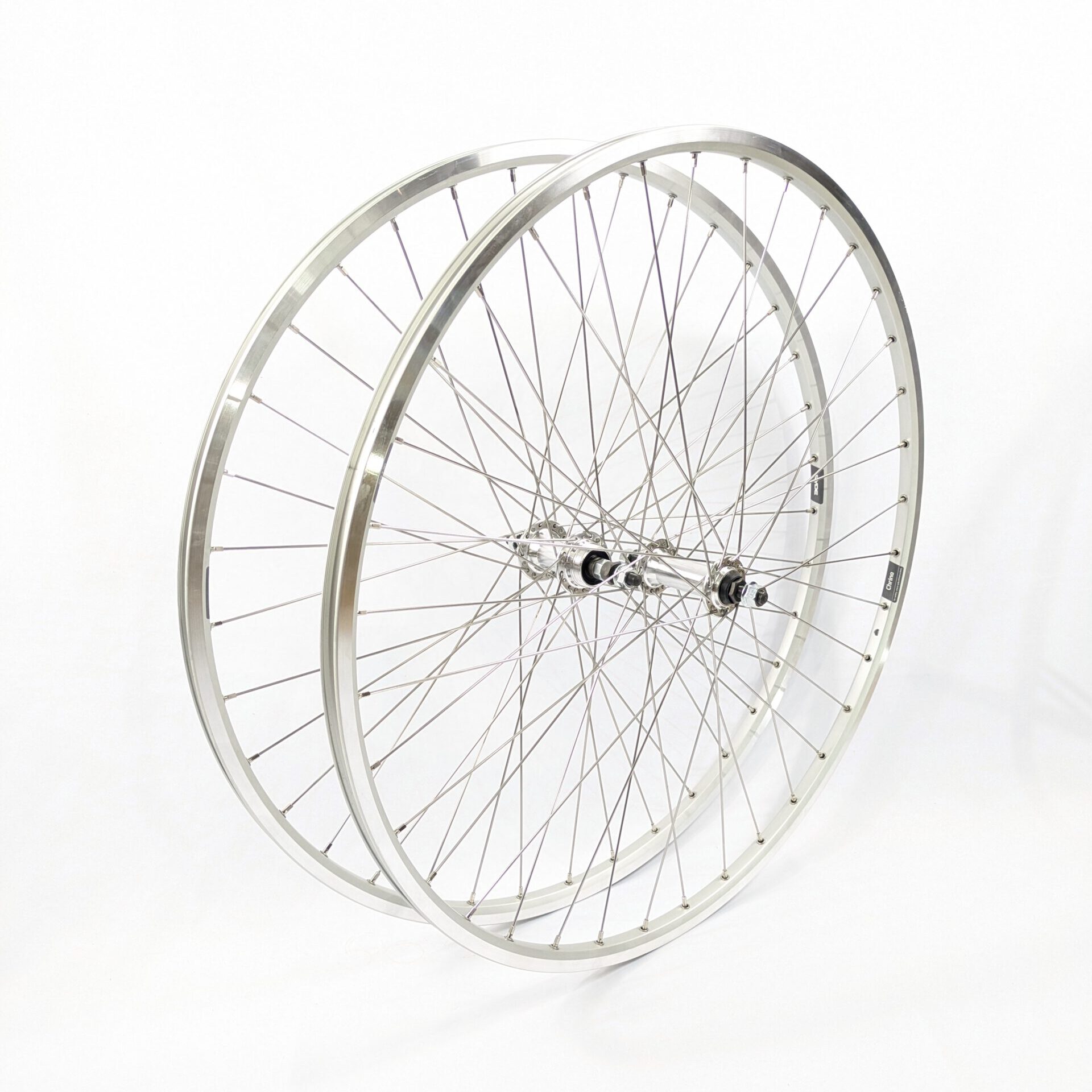 Laufradsatz 28 Zoll für Vintage Rennräder Silber matt 122–126 mm