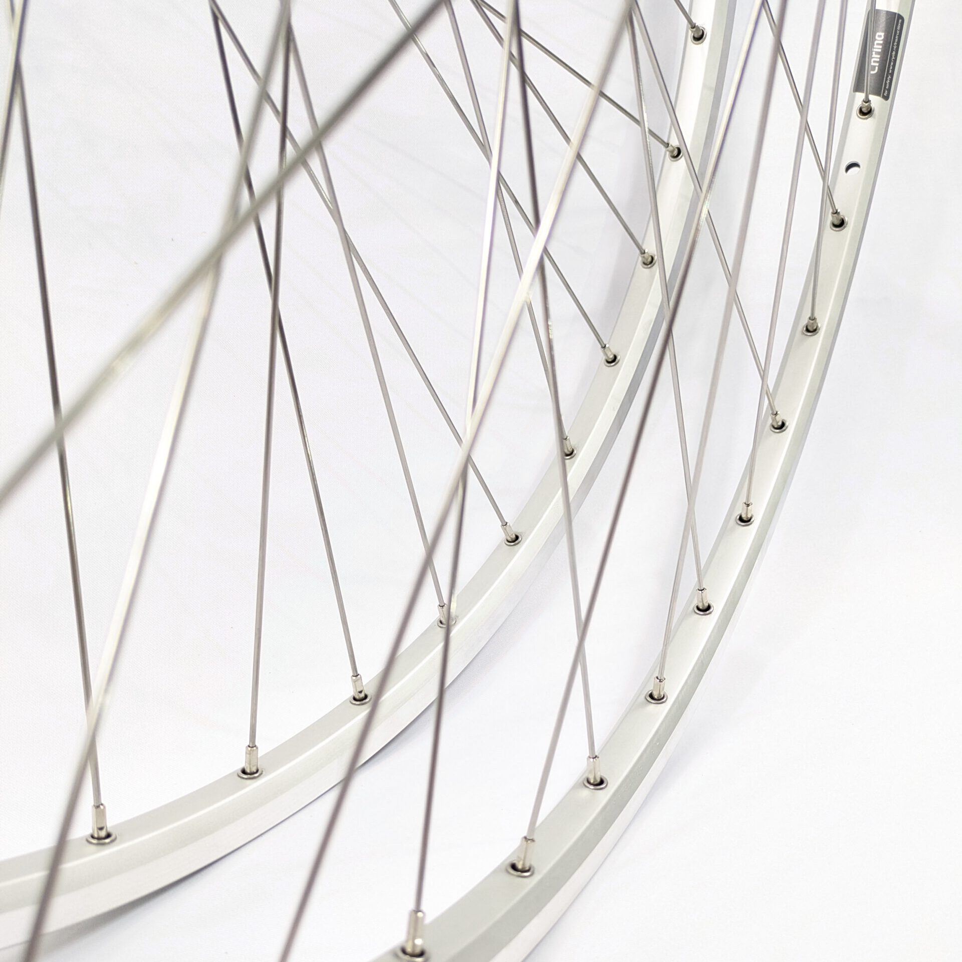 Laufradsatz 28 Zoll für Vintage Rennräder Silber matt 122–126 mm