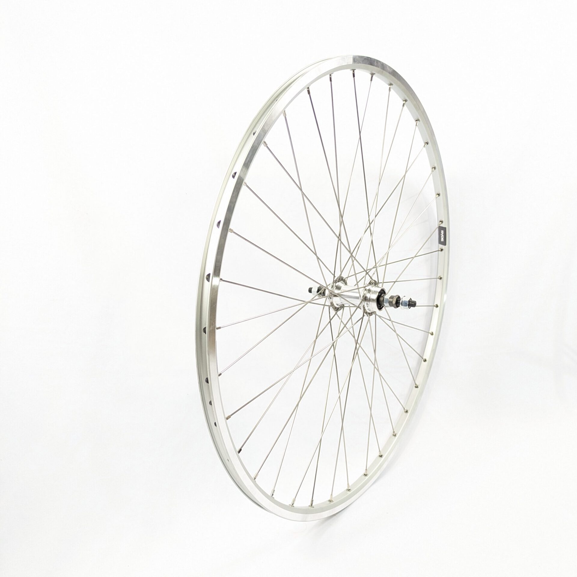Hinterrad 28 Zoll für Vintage Rennräder Silber matt 122–126 mm