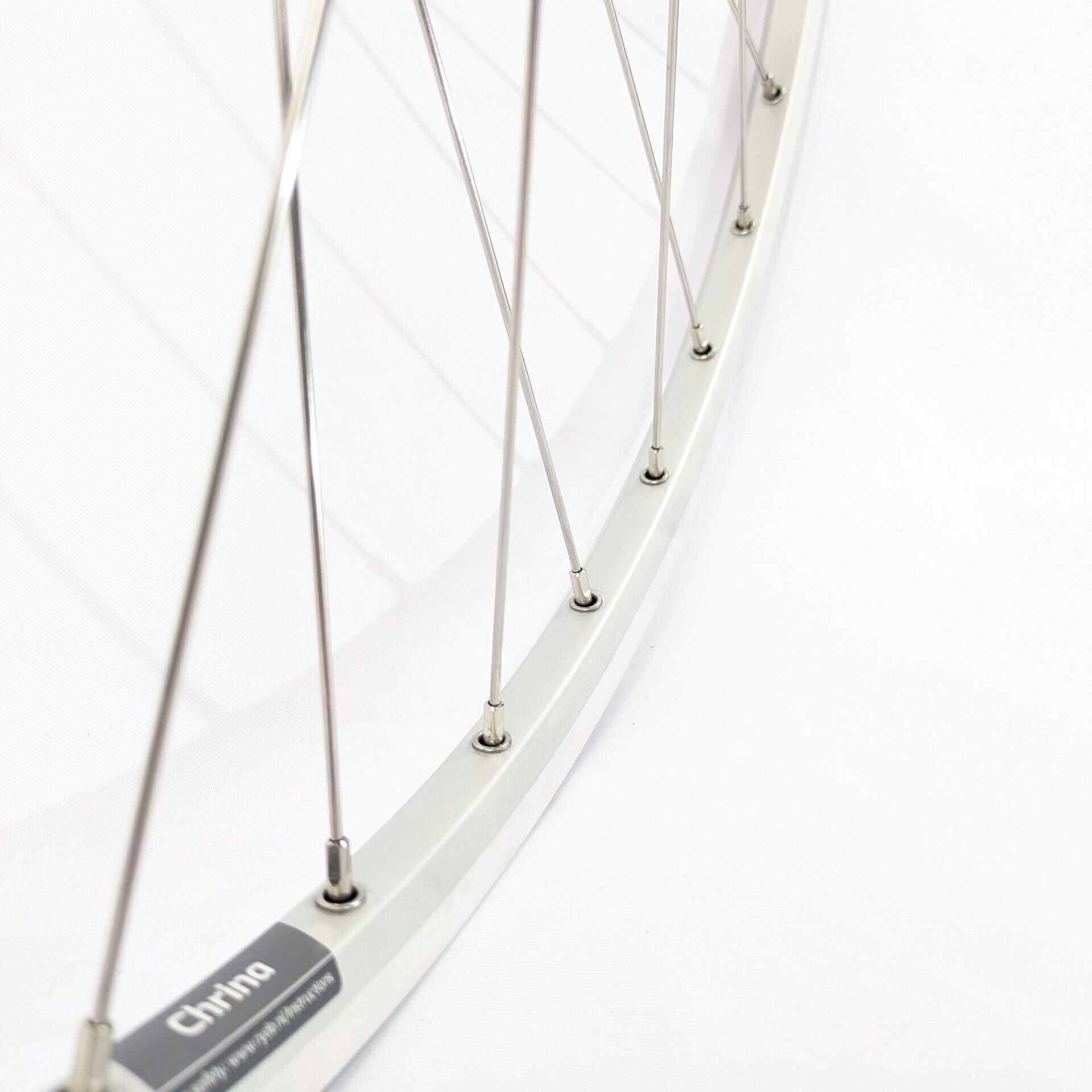 Vorderrad 28 Zoll für Vintage Rennräder Ryde Chrina Silber matt 100 mm