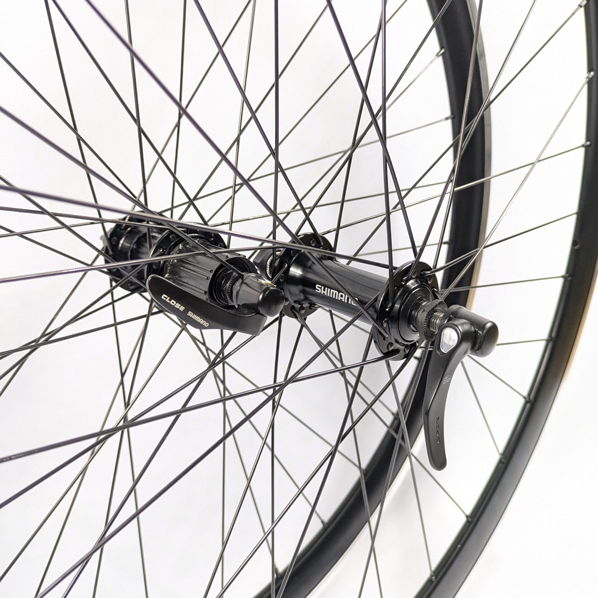 28 Zoll Rennrad Laufradsatz Hochprofil Schwarz – Shimano Tiagra